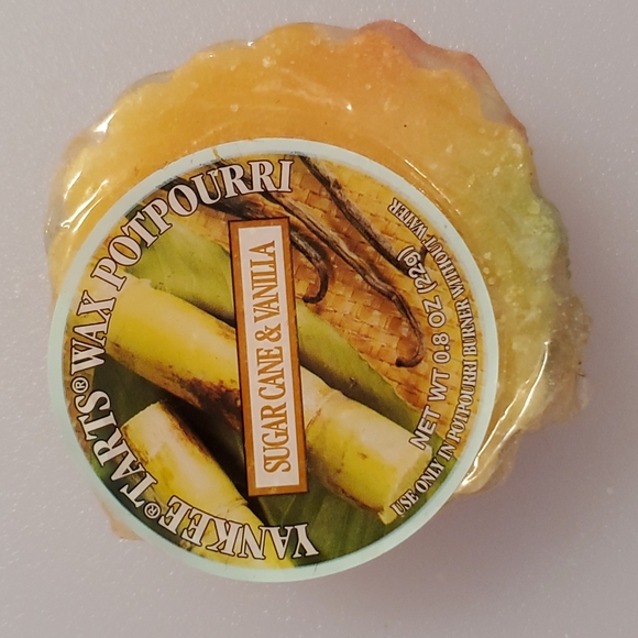 Lot of 4 Yankee Candle wax tarts pear  vanilla bean sugar cane vanilla - Picture 2 of 4